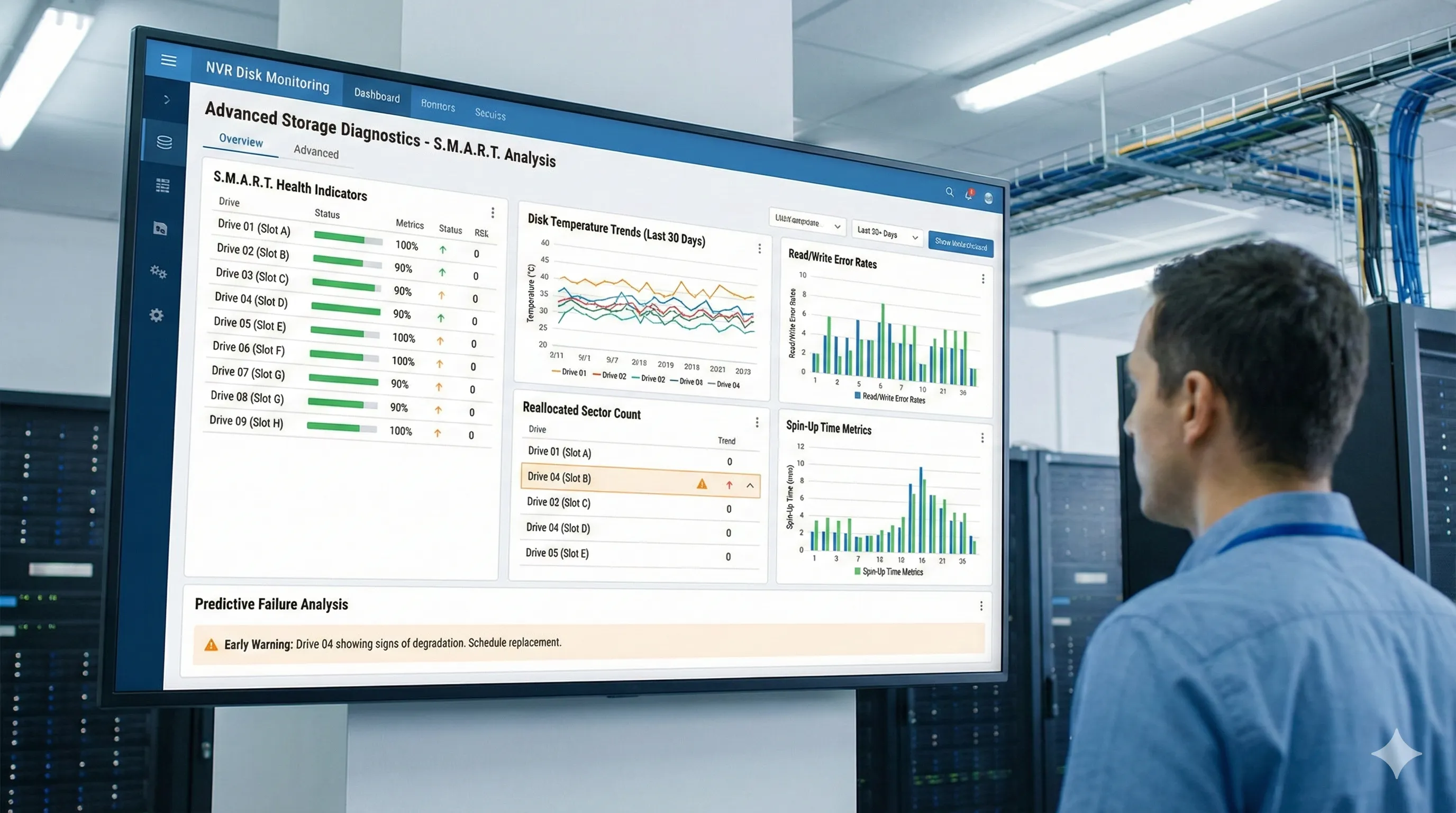 SMART Monitoring interface